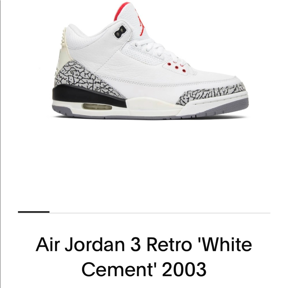 Air Jordan 3 Retro white cement 2003
